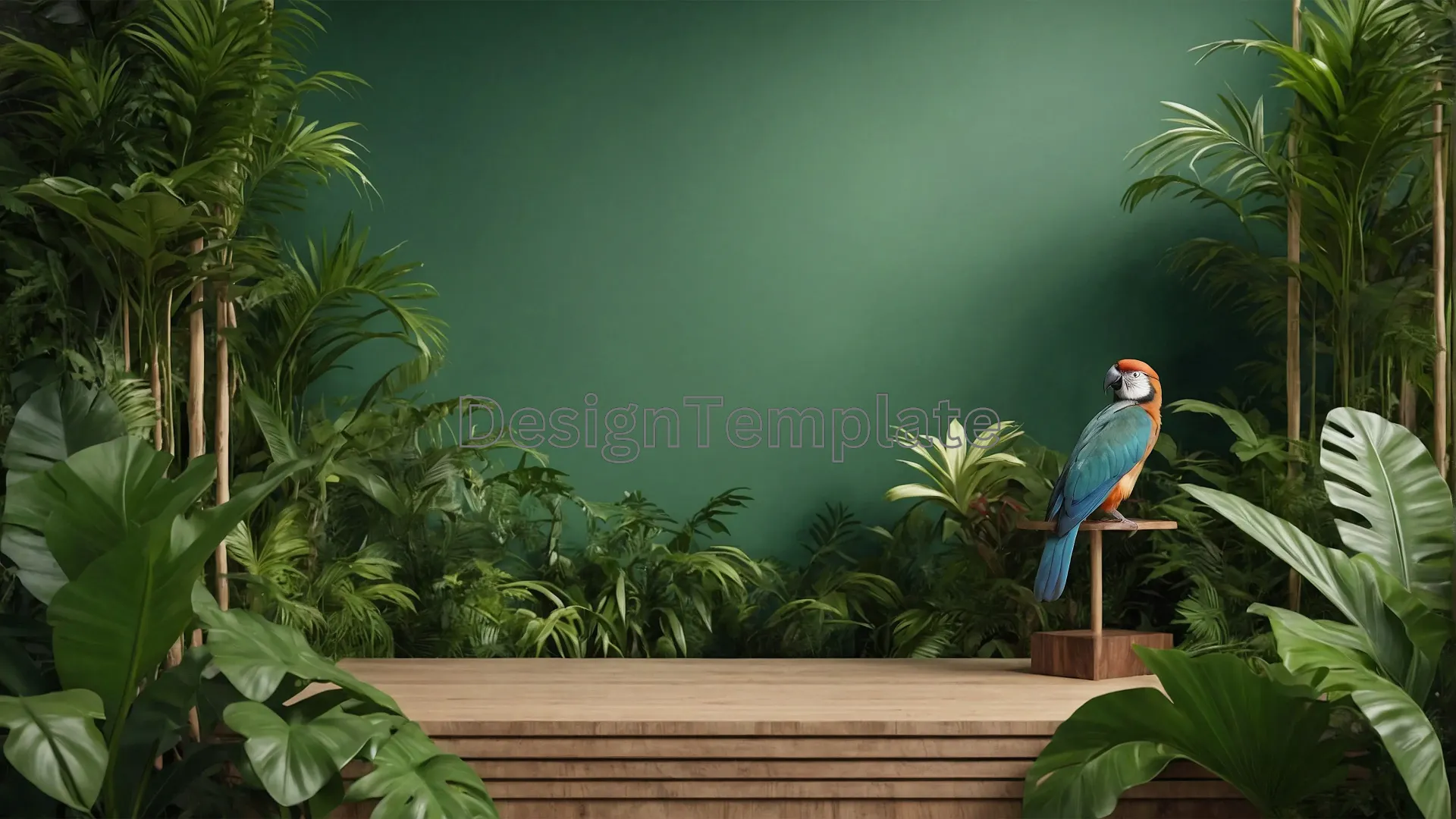 Minimalist Garden Room Sleek Plant-Filled Space Background image